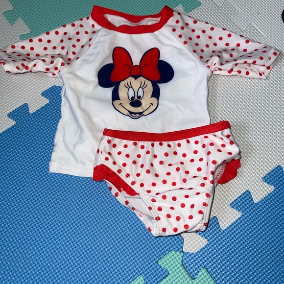 Disney Other - (3x$15) Disney baby swimsuit Minnie Mouse 3-6m